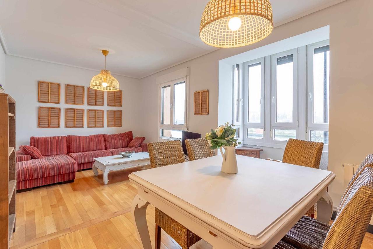 Apartamento Kuia Con Vistas Frontales A La Ria De Bilbao Cerca Del Metro Erandio Exteriör bild